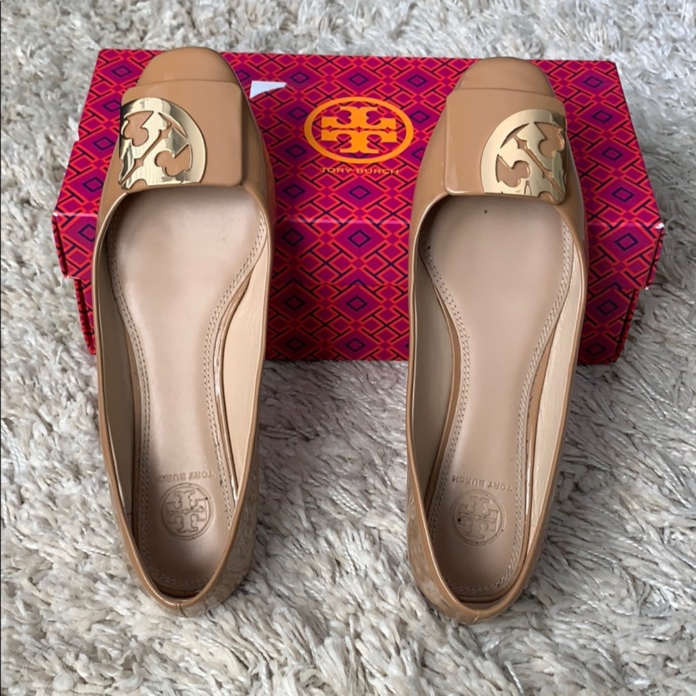Tory Burch square toe flats